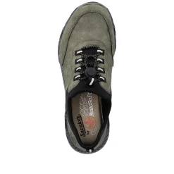 Rieker Women'S Slippers Khaki-Black