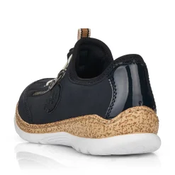 Rieker Women'S Slippers Navy Blue