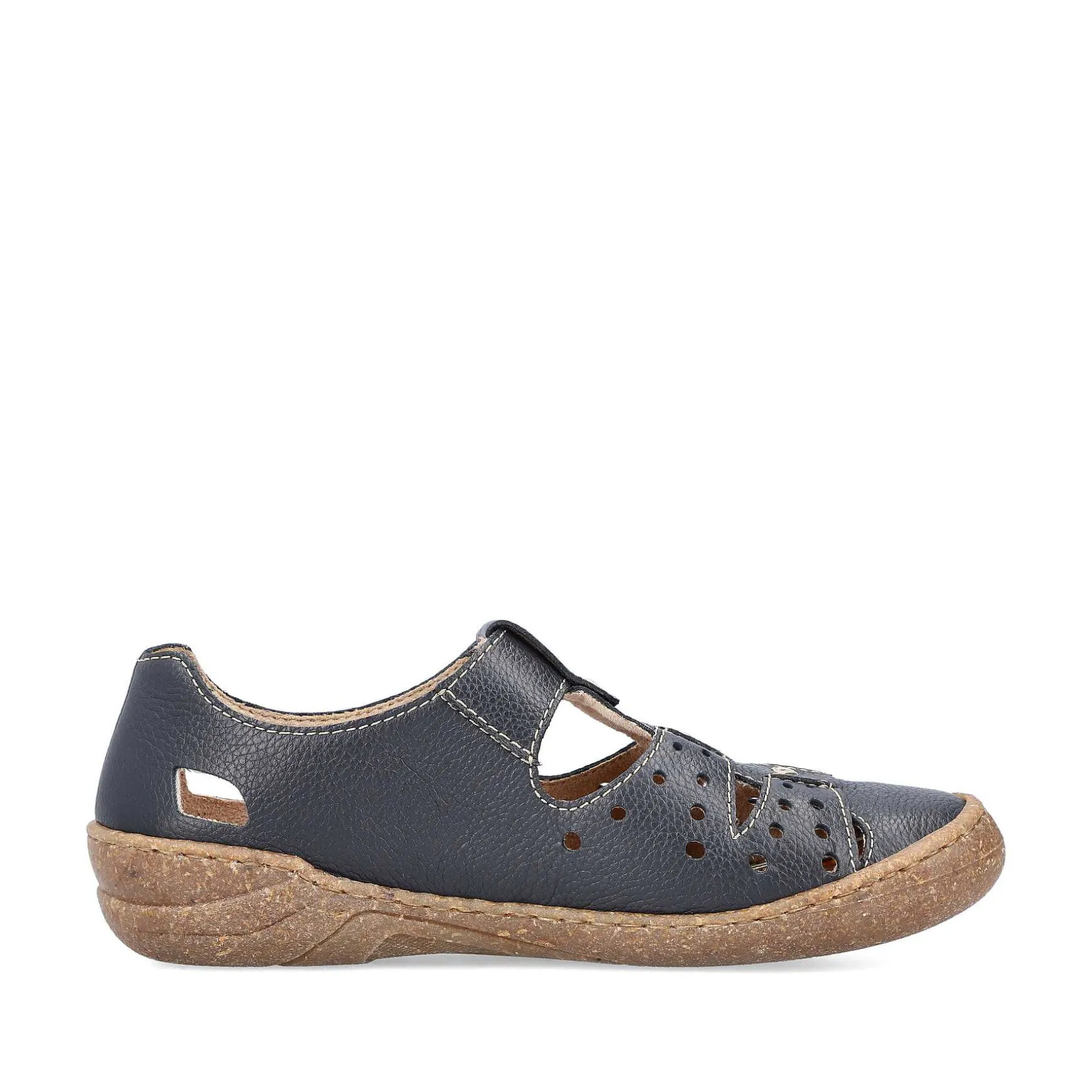 Rieker Women'S Slippers Navy Blue
