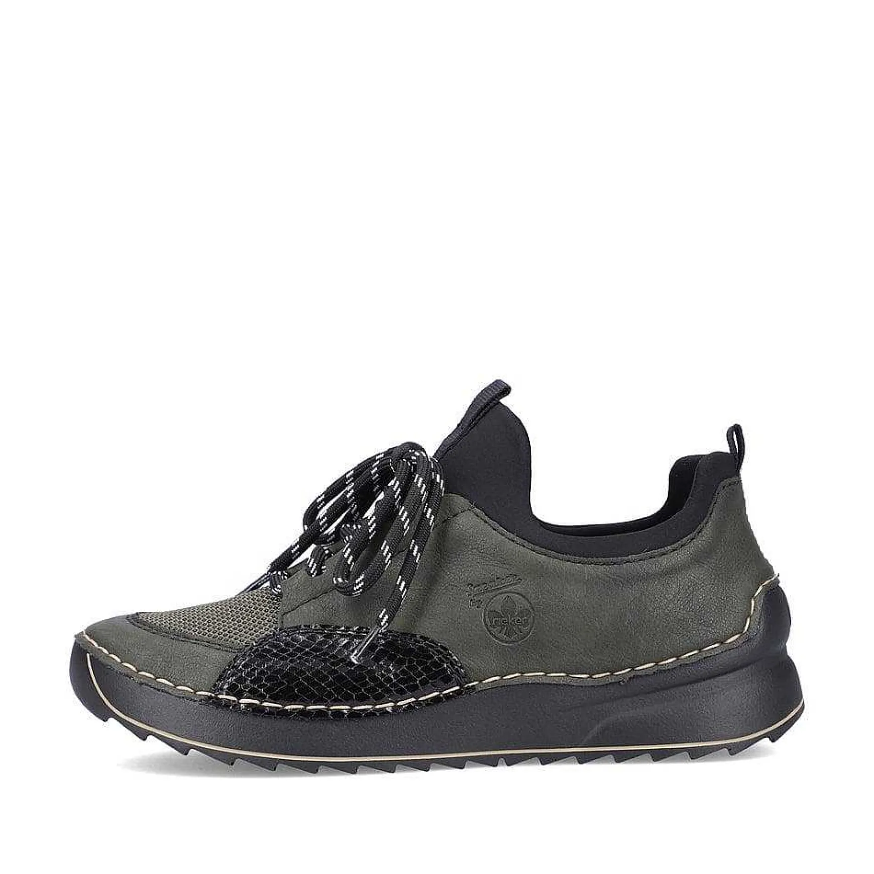 Rieker Women'S Slippers Olive Green
