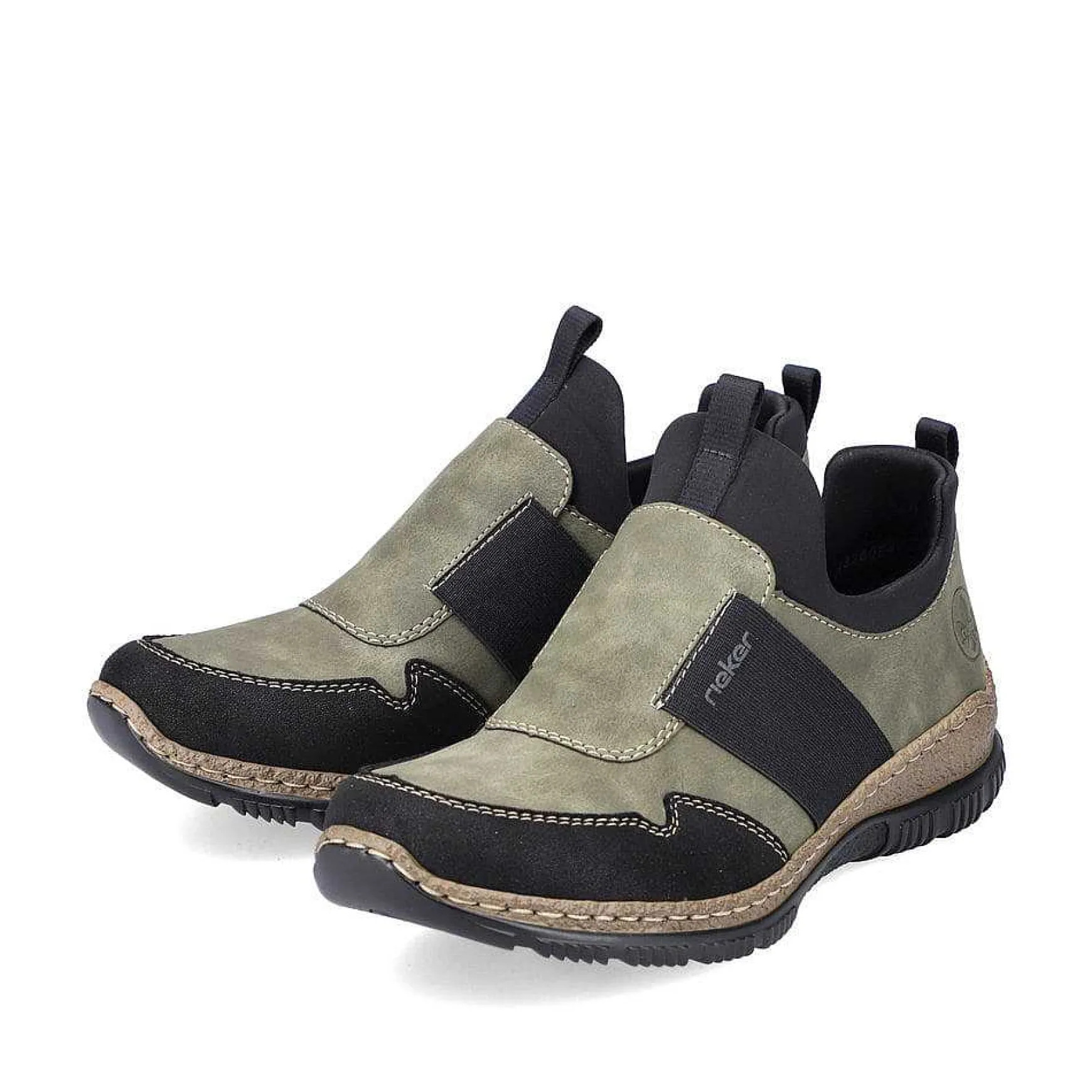 Rieker Women'S Slippers Olive Green