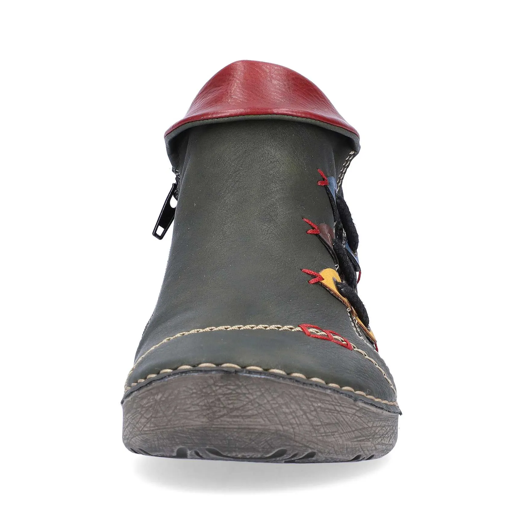 Rieker Women'S Slippers Olive Green