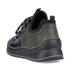 Rieker Women'S Slippers Olive Green