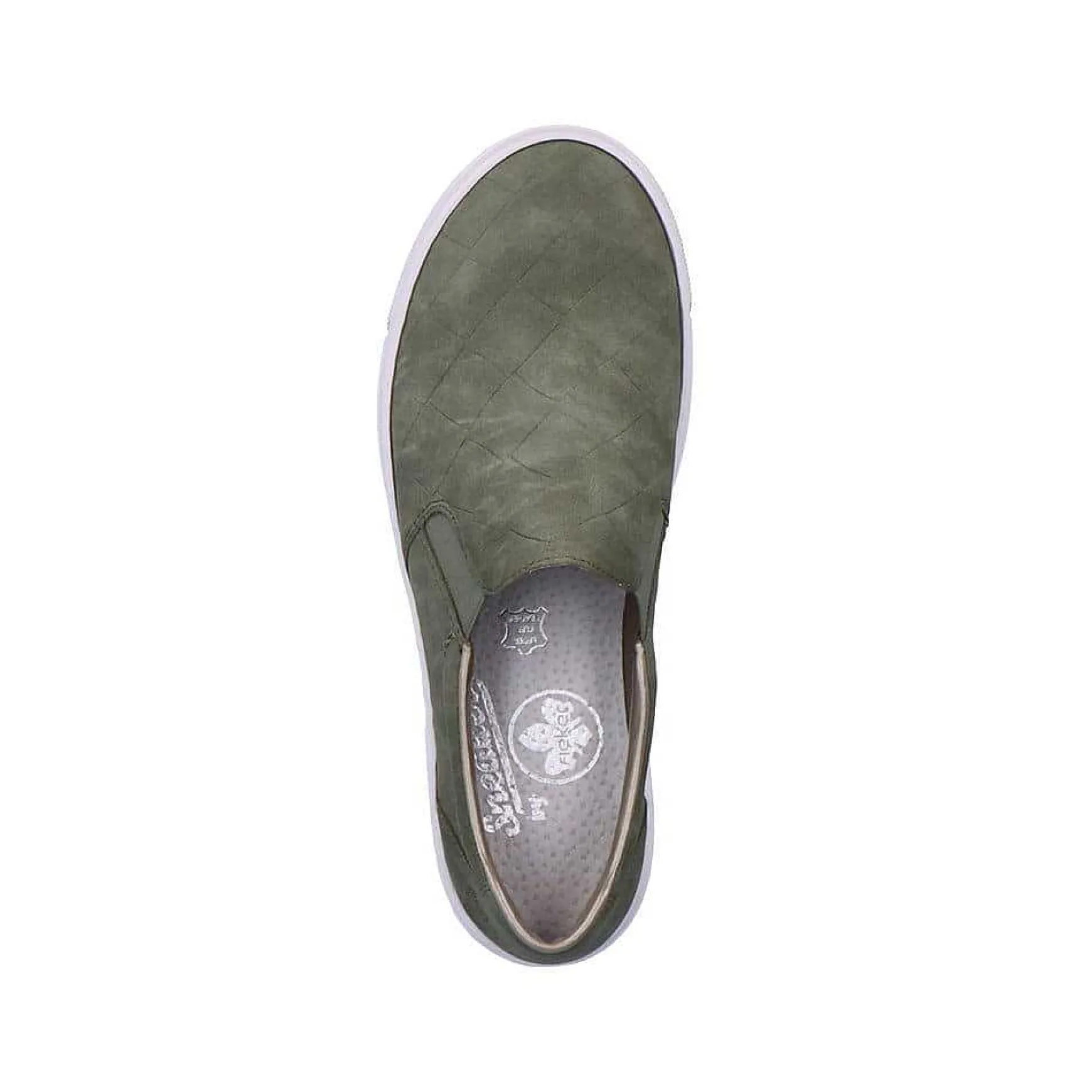 Rieker Women'S Slippers Olive Green