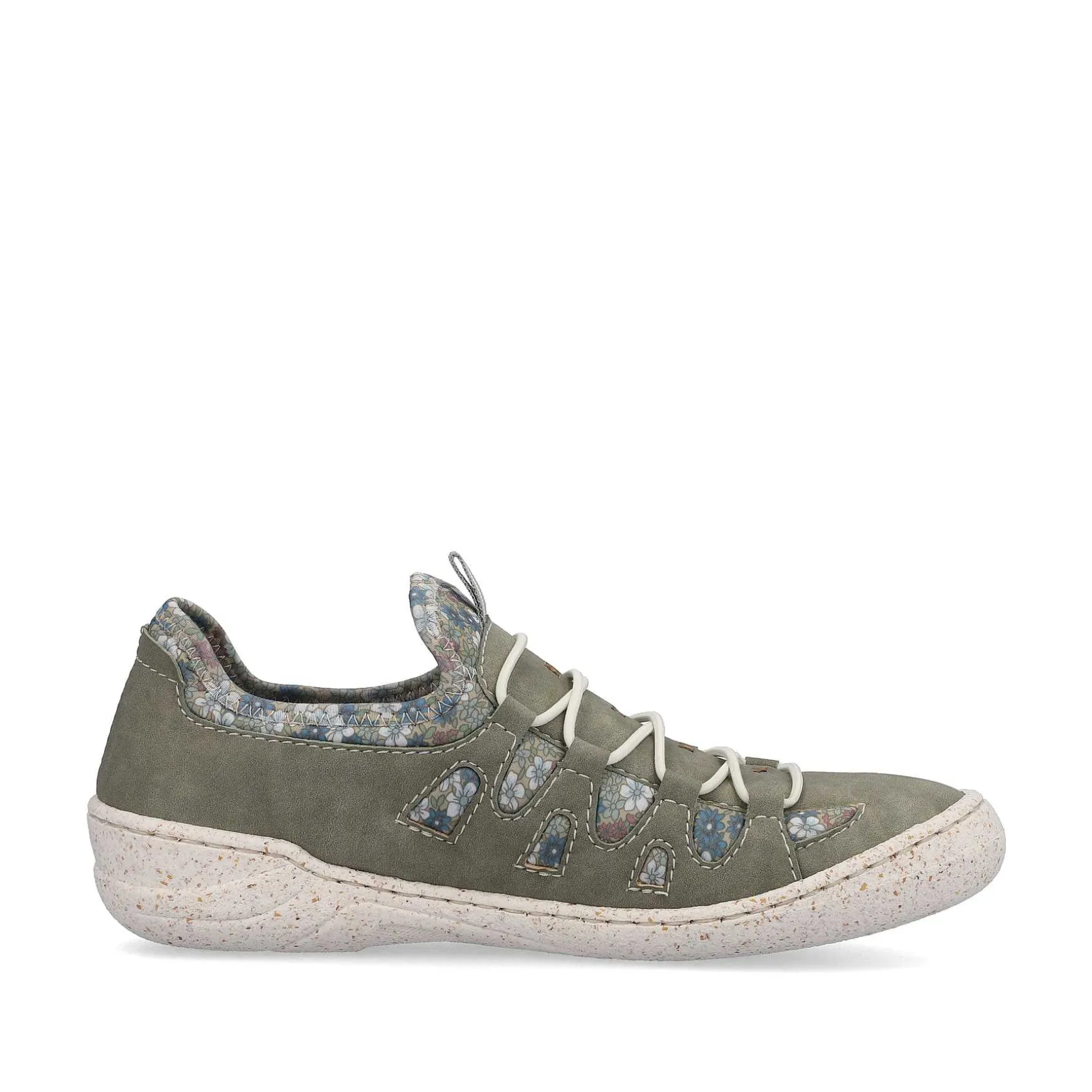 Rieker Women'S Slippers Olive Green