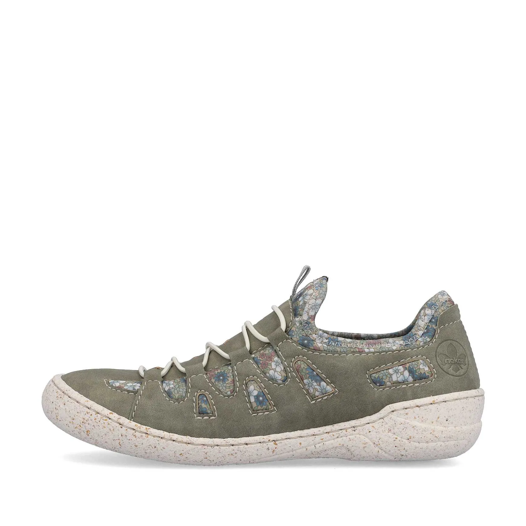 Rieker Women'S Slippers Olive Green