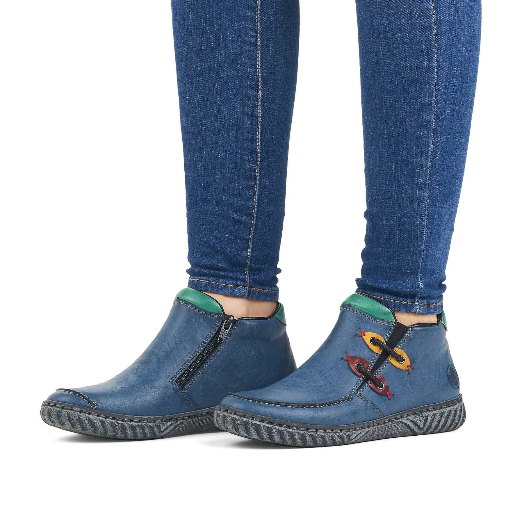 Rieker Women'S Slippers Pacific Blue