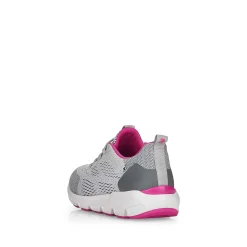 Rieker Women'S Slippers Silver Grey