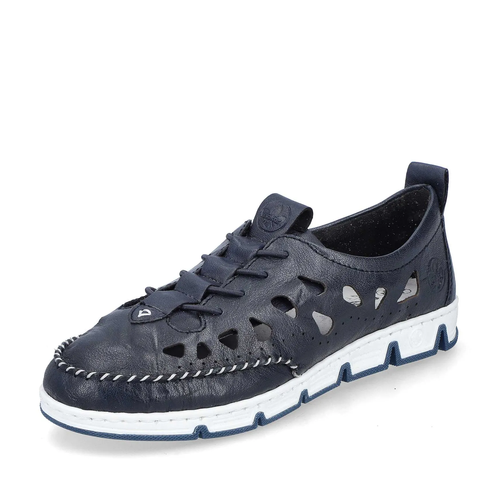 Rieker Women'S Slippers Steel Blue