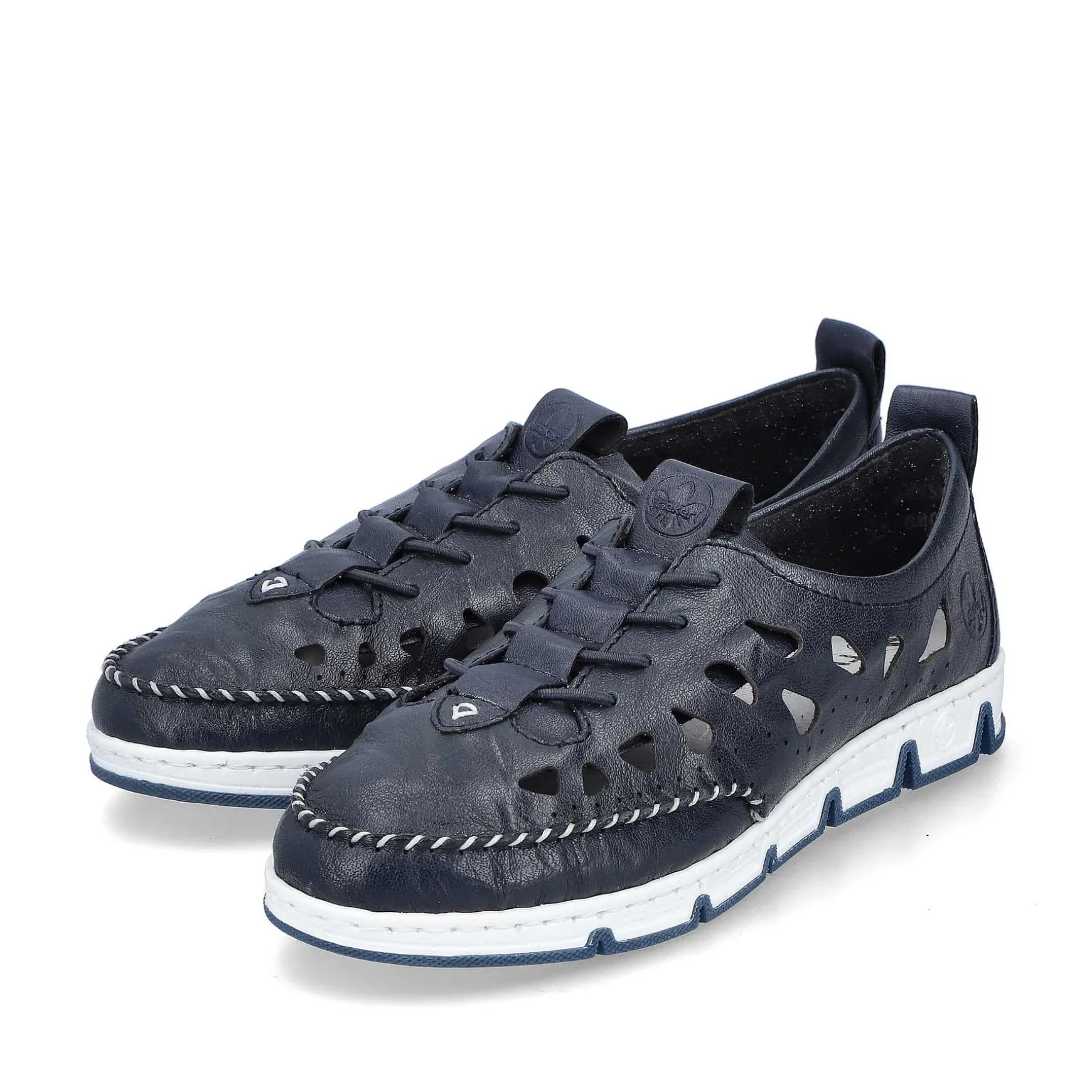 Rieker Women'S Slippers Steel Blue