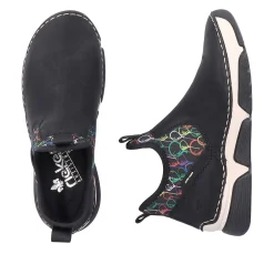 Rieker Women'S Slippers Urban Black