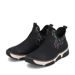 Rieker Women'S Slippers Urban Black