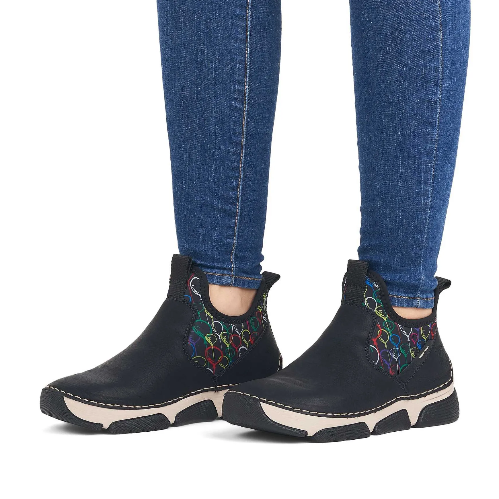 Rieker Women'S Slippers Urban Black