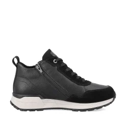 Rieker Women'S Sneaker High Steel Black