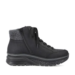 Rieker Women'S Sneaker High Deep Black