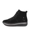 Rieker Women'S Sneaker High Deep Black