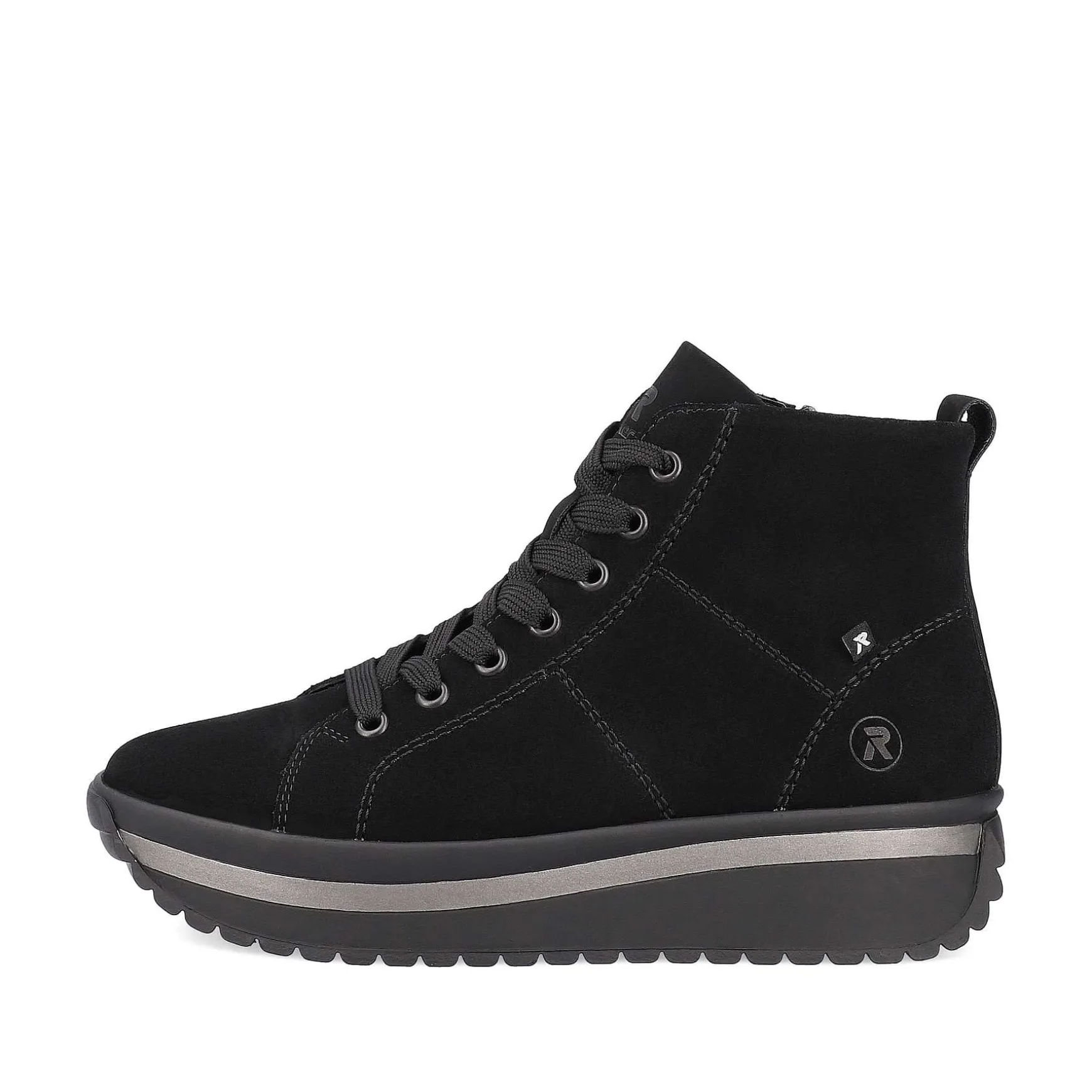 Rieker Women'S Sneaker High Deep Black