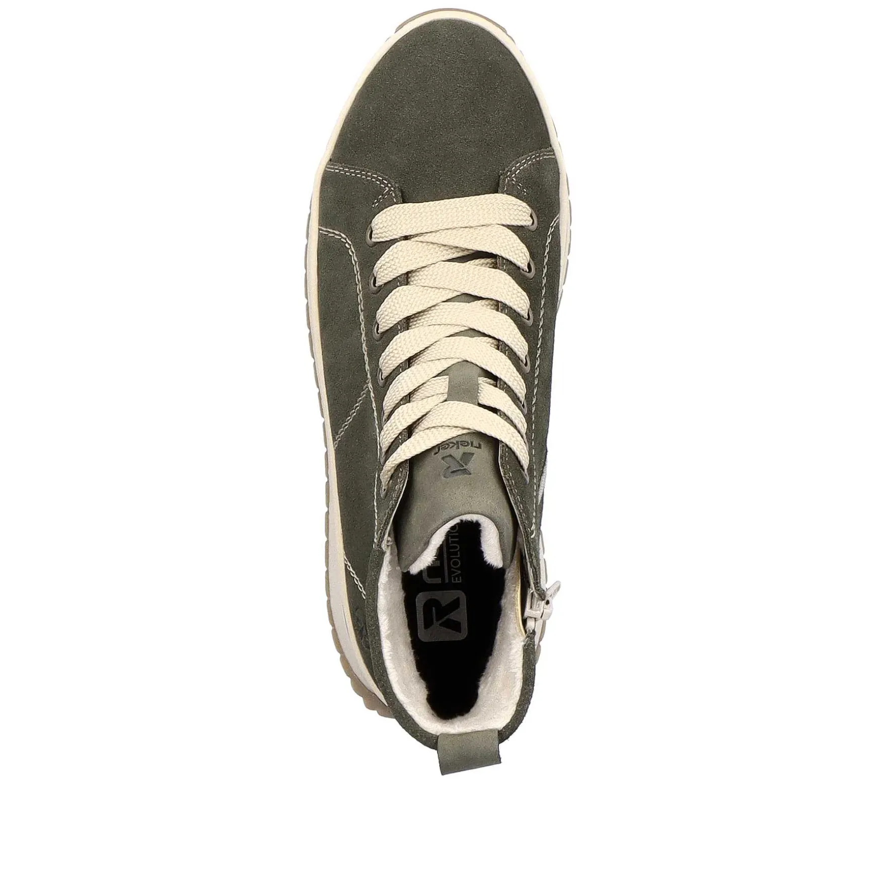 Rieker Women'S Sneaker High Khaki