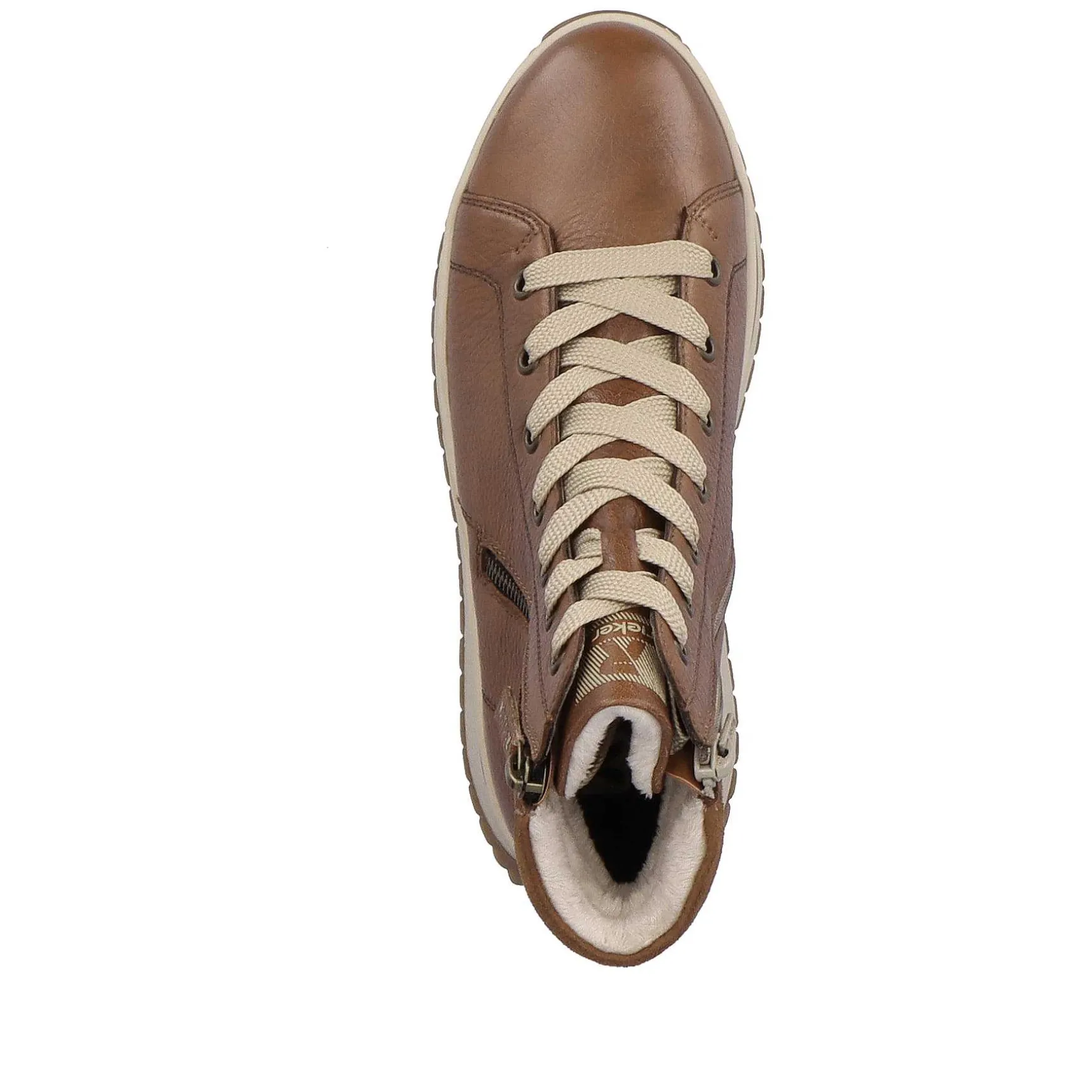Rieker Women'S Sneaker High Wood Brown