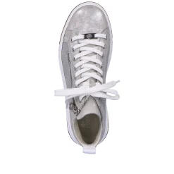 Rieker Women'S Sneaker High Silver Grey