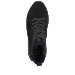 Rieker Women'S Sneaker High Deep Black