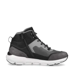 Rieker Women'S Sneaker High Stone-Grey Ocean-Blue