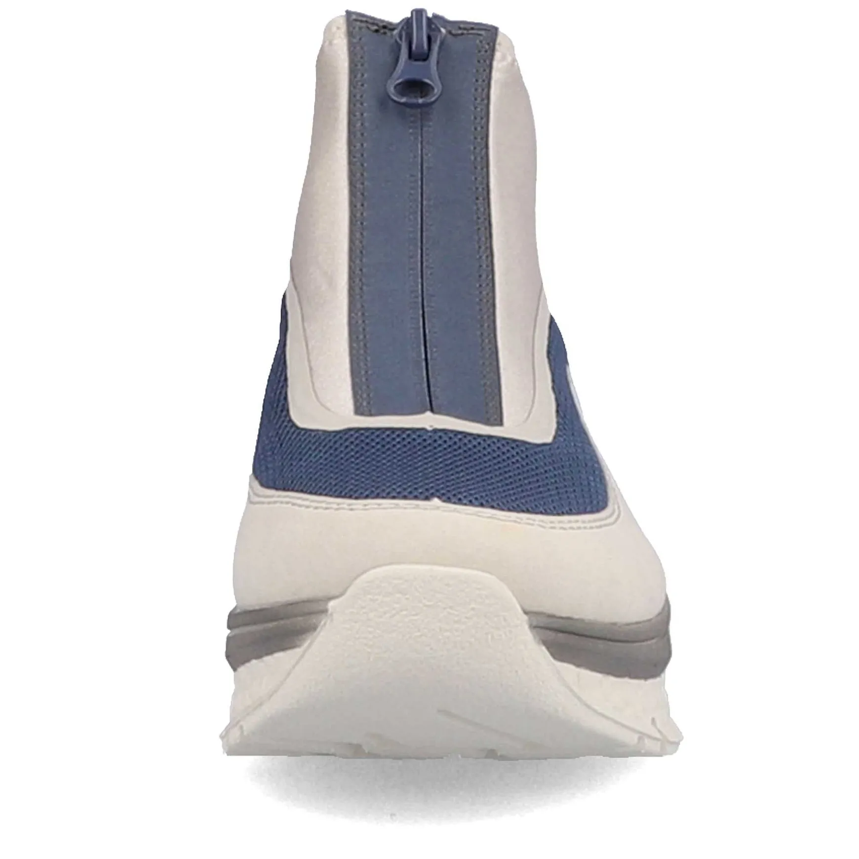Rieker Women'S Sneaker High Light Beige-Denim Blue