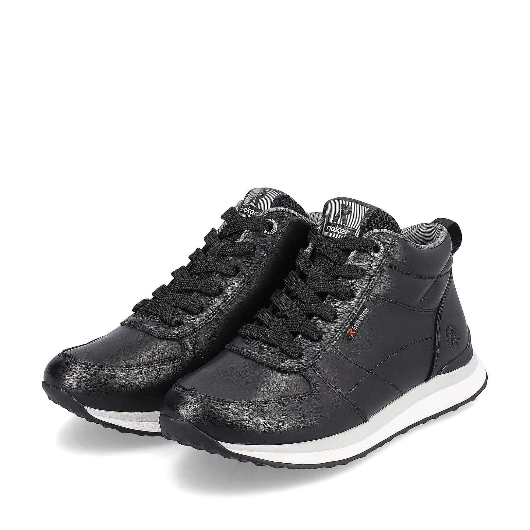 Rieker Women'S Sneaker High Deep Black