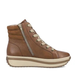 Rieker Women'S Sneaker High Wood Brown
