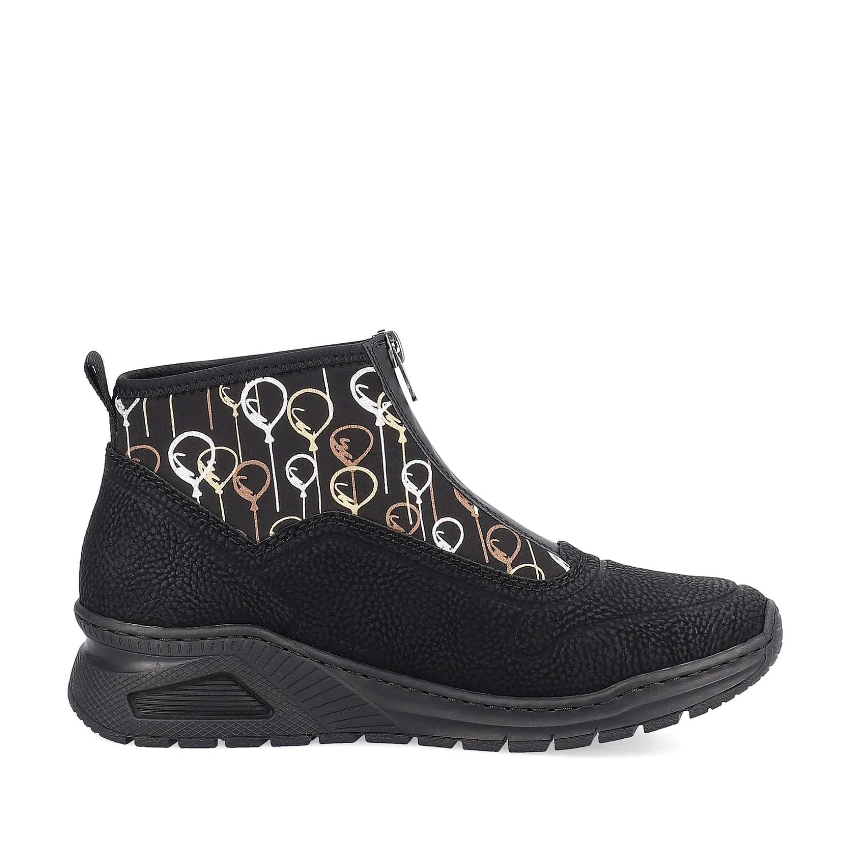 Rieker Women'S Sneaker High Urban Black