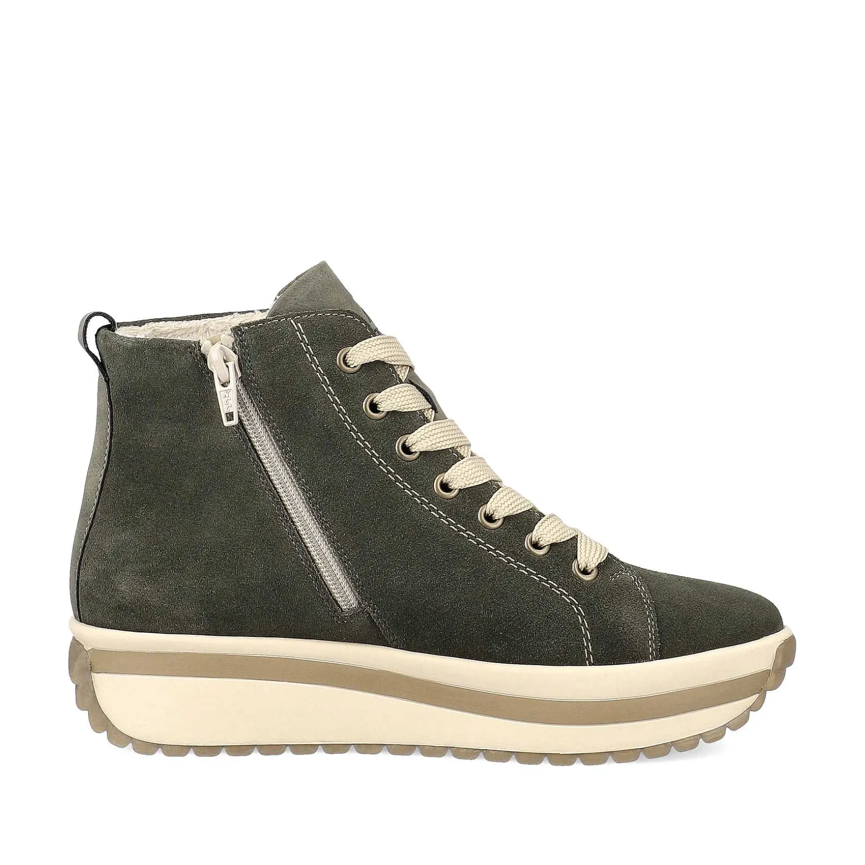 Rieker Women'S Sneaker High Khaki
