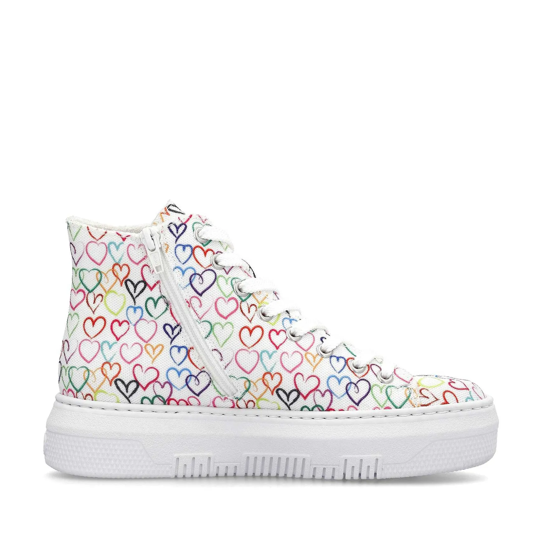 Rieker Women'S Sneaker High Multicolored