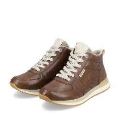 Rieker Women'S Sneaker High Wood Brown