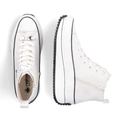 Rieker Women'S Sneaker High Ice White