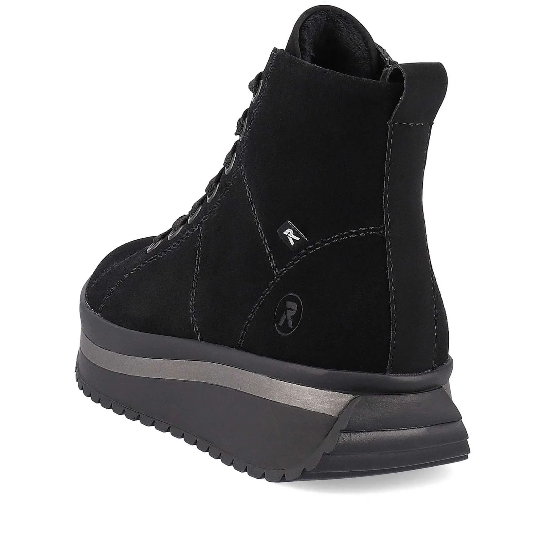 Rieker Women'S Sneaker High Deep Black