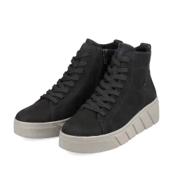 Rieker Women'S Sneaker High Urban Black