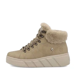 Rieker Women'S Sneaker High Clay Beige