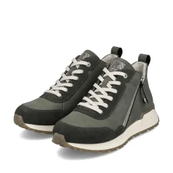 Rieker Women'S Sneaker High Leaf Green