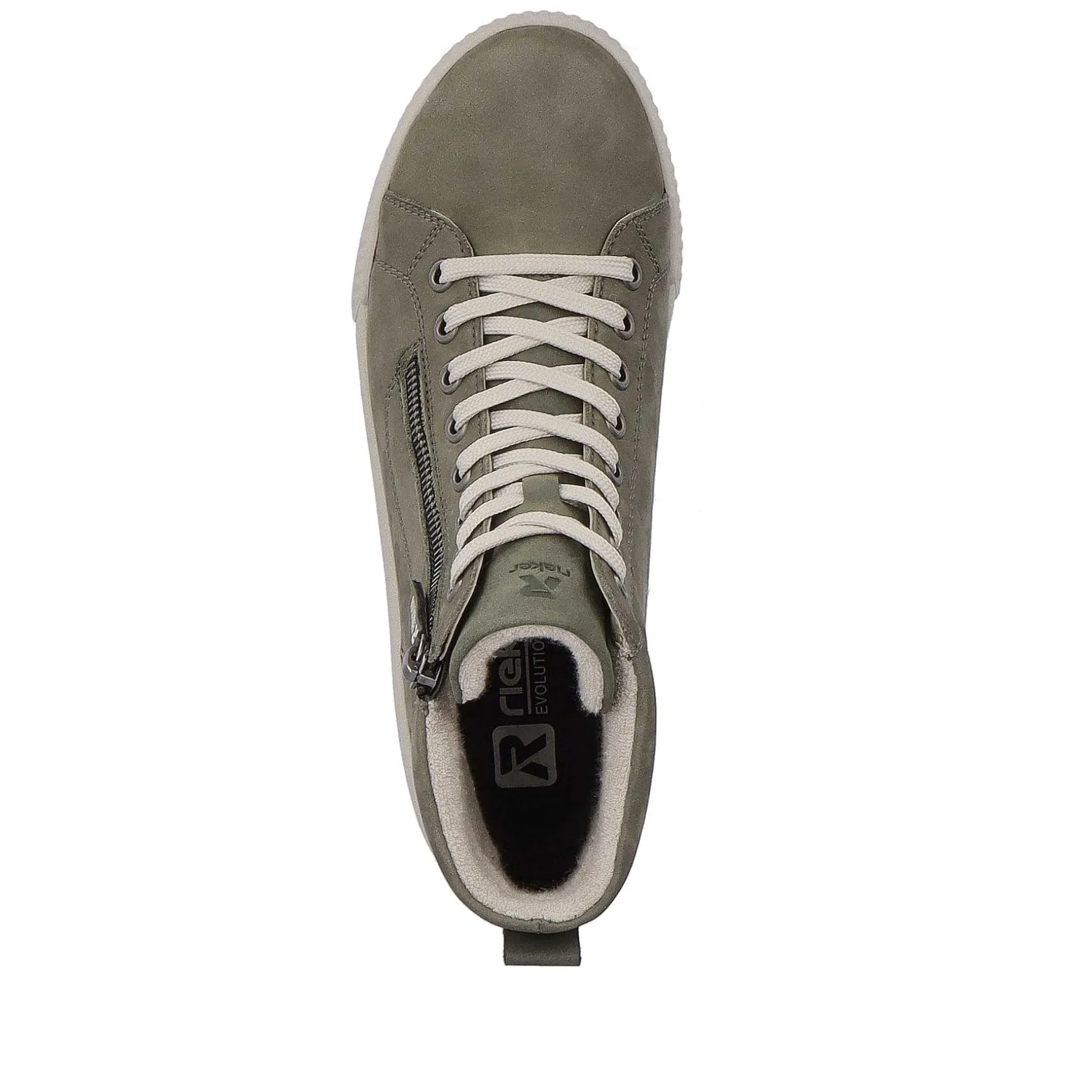 Rieker Women'S Sneaker High Khaki Green