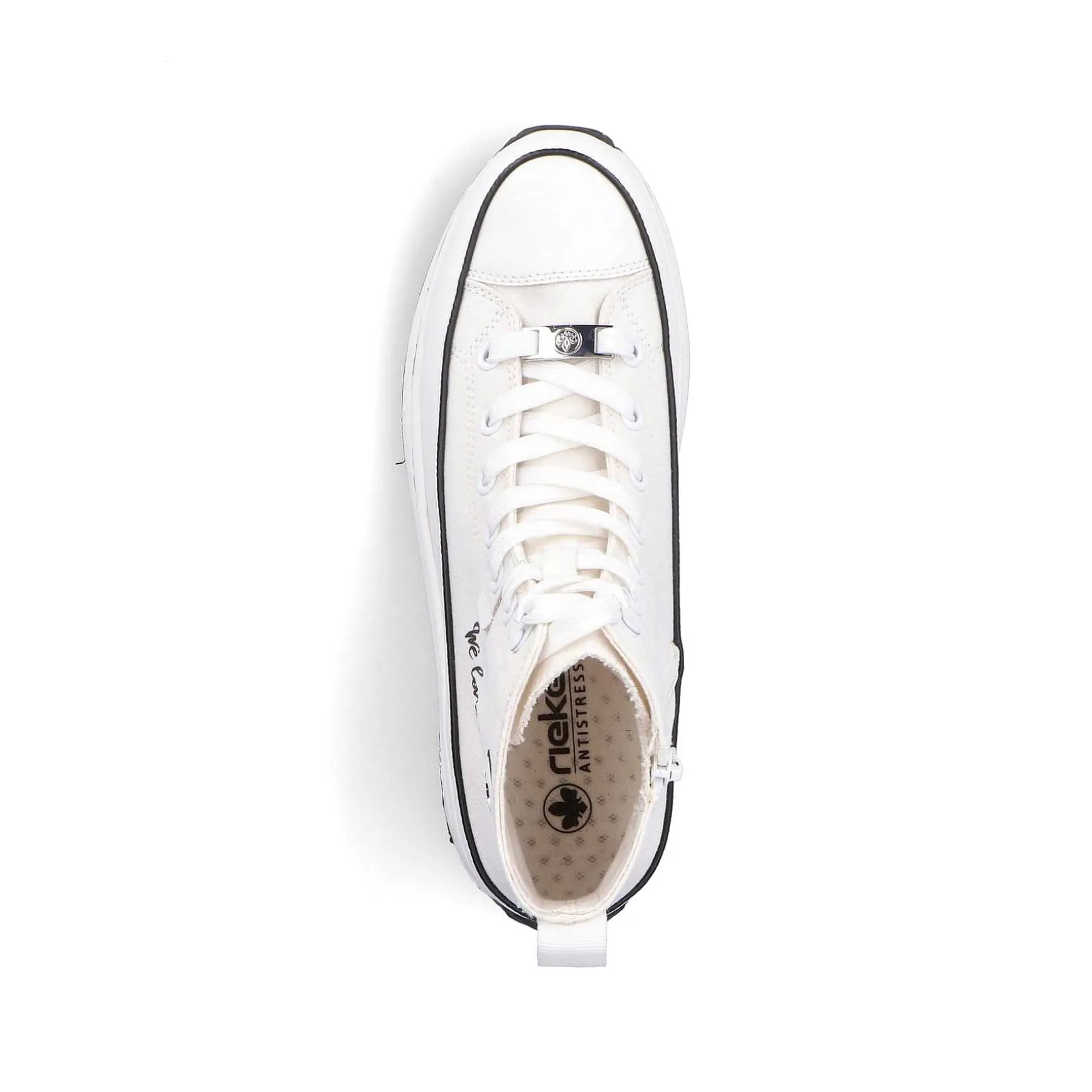 Rieker Women'S Sneaker High Ice White