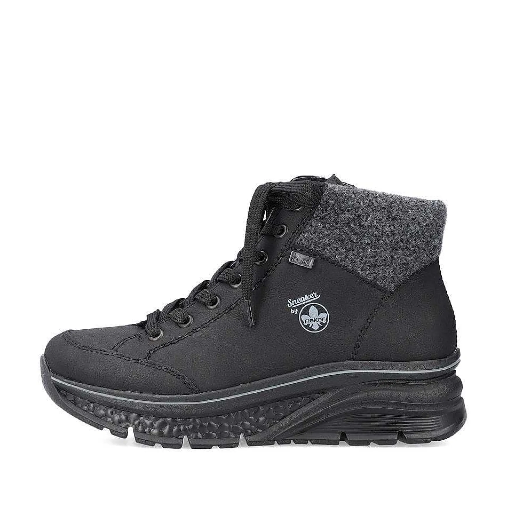 Rieker Women'S Sneaker High Deep Black
