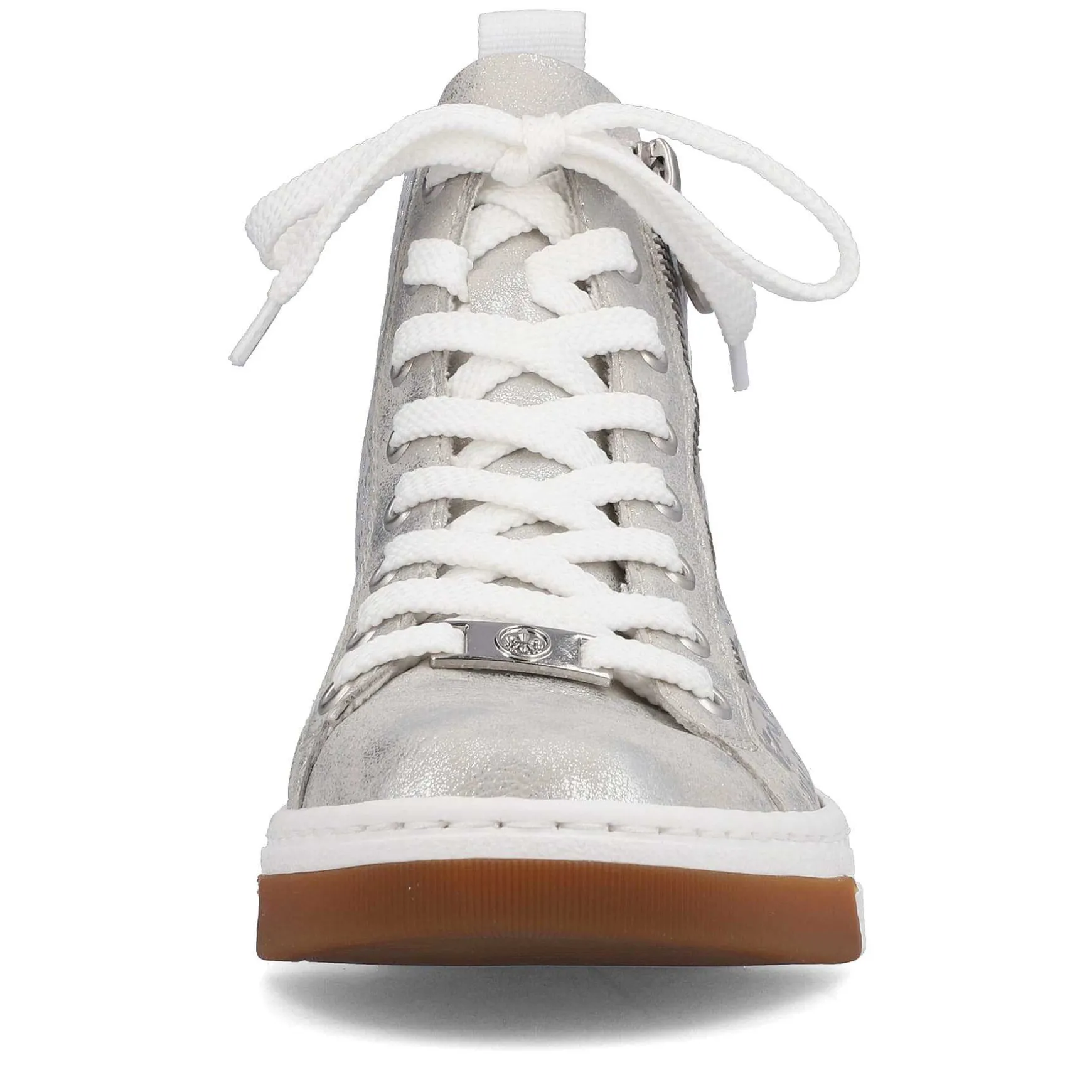 Rieker Women'S Sneaker High Silver Grey