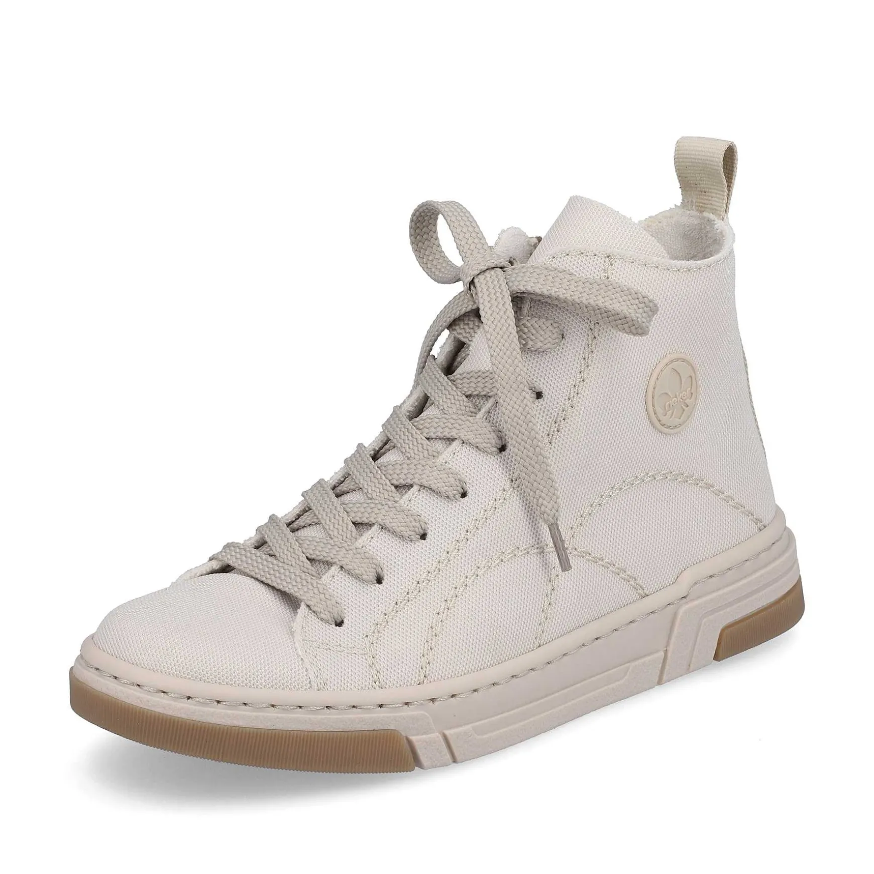 Rieker Women'S Sneaker High White Beige