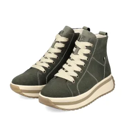 Rieker Women'S Sneaker High Khaki