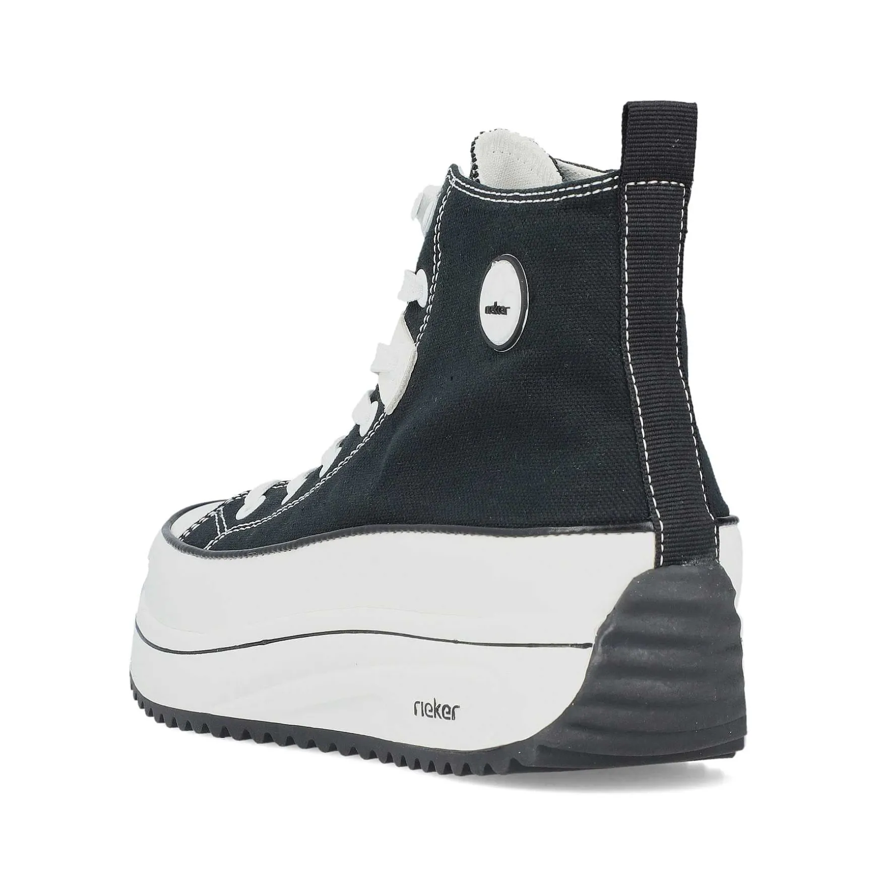 Rieker Women'S Sneaker High Deep Black