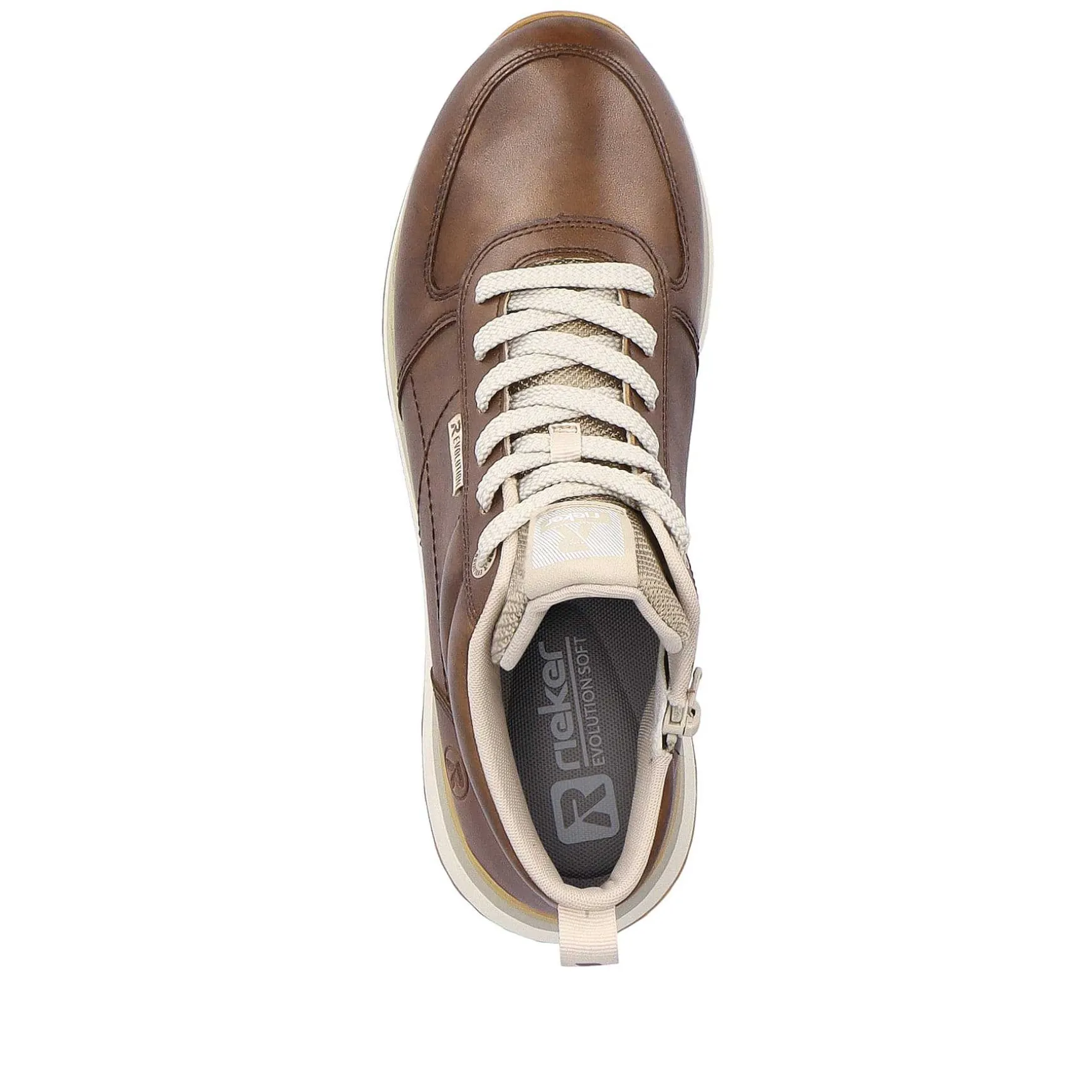 Rieker Women'S Sneaker High Wood Brown