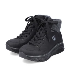 Rieker Women'S Sneaker High Deep Black