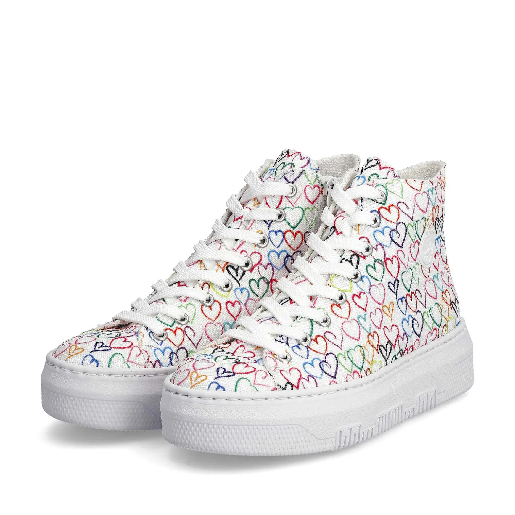 Rieker Women'S Sneaker High Multicolored