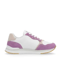 Rieker Women'S Sneaker Low Lilac Pearl-White