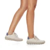 Rieker Women'S Sneaker Low Cream Beige-Royal Blue